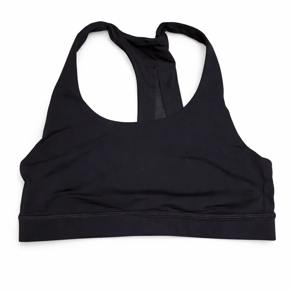 Lululemon Racerback Mesh Sports Bra Size 4 White - Picture 2 of 3